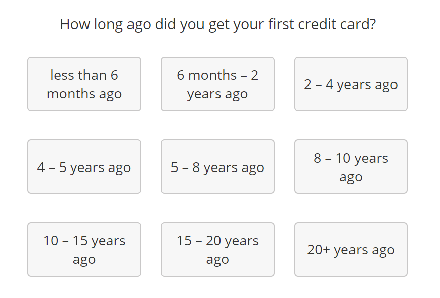 The myFICO credit score simulator gives a hint as to potentially important age levels in the first question. 
